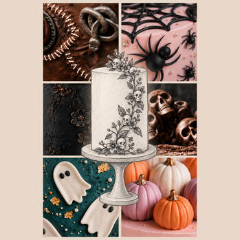Ladies Night Halloween Cake Decorating Class Decorate, & take home your cake! October 24th, 5:00-7:00pm at Cooks & Books Book Now!